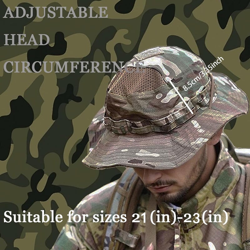 KaneLoo Sun Hat Breathable Boonie Hats for Men Women Fishing Safari Bucket Hat Cap Hunting Outdoor Hiking Camping - Image 3